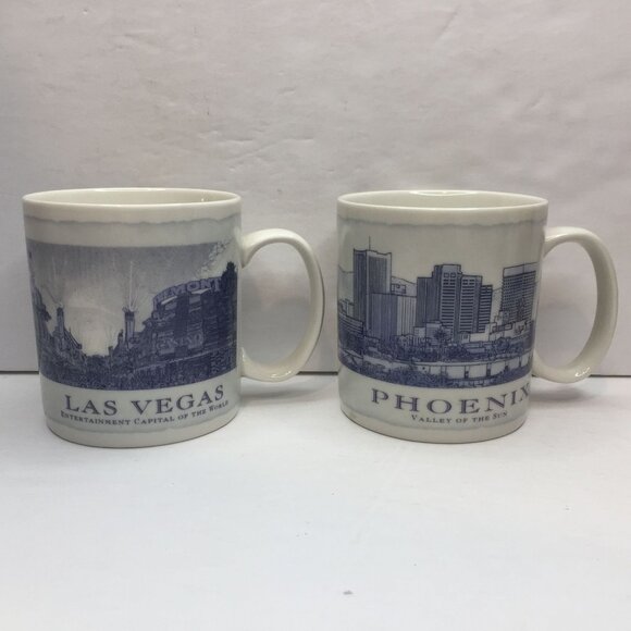 Starbucks USA Architect Collection Las Vegas NV Phoenix AZ Valley Sun Coffee Mug - Picture 1 of 12